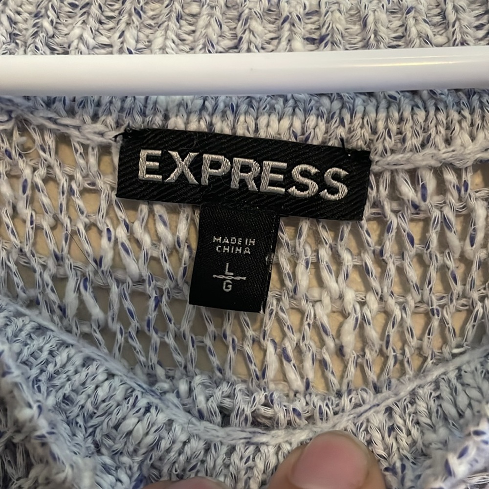 Express Cold Shoulder Sweater - Picture 4 of 4